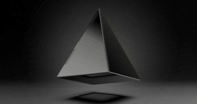 3D element or simple isolated golden shape