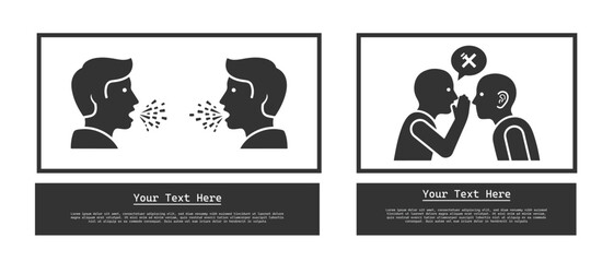 Understanding communication and its risks: airborne spread and harmful gossip