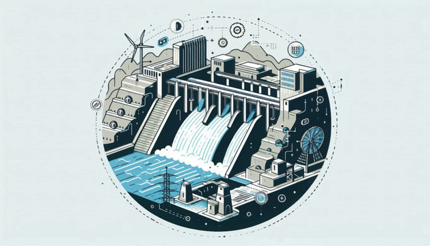 Hydroelectric Dam Power Generation Facility 1.