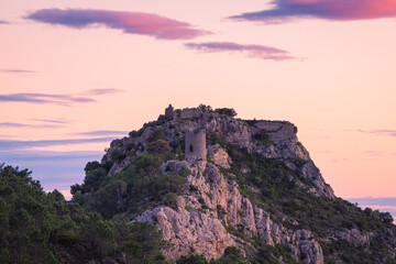 Castillo de Montorn&eacute;s, a medieval fortification located in the eastern part of the Vallromanes municipality, on the border with Montorn&eacute;s del Vall&egrave;s, atop a hill.