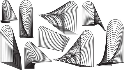 3D line Art DESIGN Wave 3030.eps