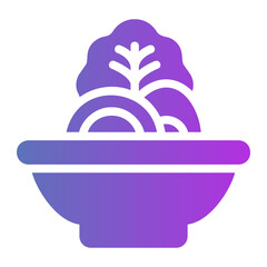 healthy diet Line Gradient Icon