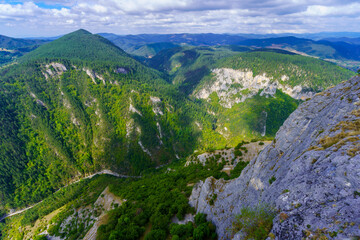 Buynovo River Gorge landscape, from the Eagle Eye