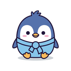 Adorable Cartoon Penguin Illustration