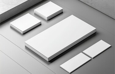 3D illustration representing a branding identity in a stylish design.