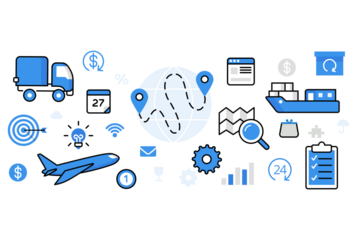 Efficient global logistics and supply chain solutions with diverse operational elements