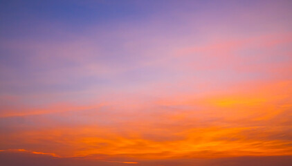 Sky sunset evening sunrise cloud weather dramatic landscape goldent and indigo color gradient pastel horizon, twilight yellow golden reflection morning nature environment energy ecosystem change