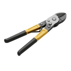 Photorealistic Bolt Cutter, isolated on a transparent background