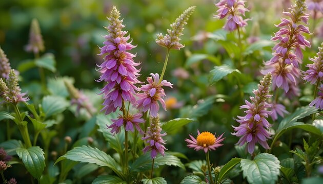 beautiful chmbli flowers in the gren