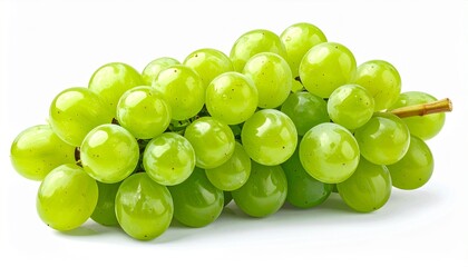 Fresh, Vibrant Green Grapes - A Delicious and Healthy Bunch of Fruit, Ready to Eat.