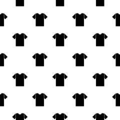 Men summer t-shirt seamless pattern isolated on white background