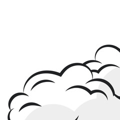 Comic Smoke Cloud Vector © Maiza 