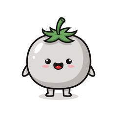 Cartoon Turnip Character Illustration