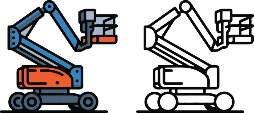 Boom lift icon