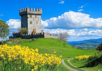 Obraz premium Unveil the Beauty of Montecchio Vesponi in Castiglion Fiorentino