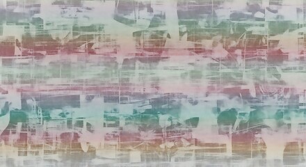 Obraz premium Subtle pastel rainbow, abstract textural painted and patterned gradient