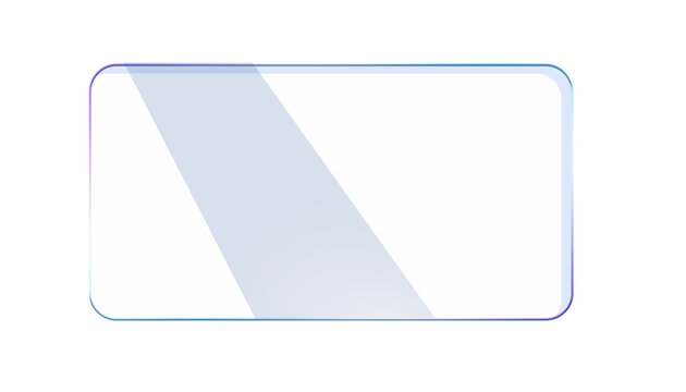 Squire Blank Glass Frame PNG