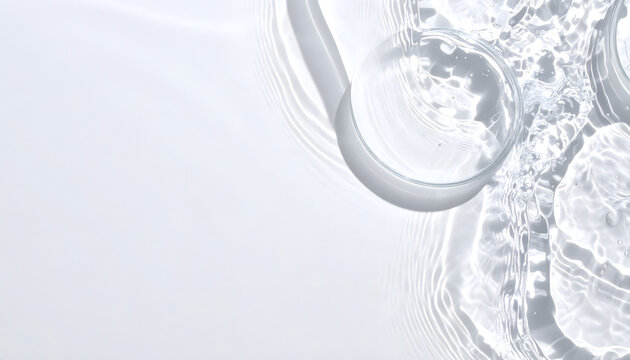 透明感あふれる水光スキン背景