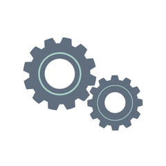 Gear Mechanism Engineering Vector Icon