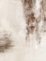 Abstract multicolor painting wtih grunge texture on canvas. Artwork mix brush stroke, splash color and oil, acrylic paint element. Modern contemporary art  for wallpaper background