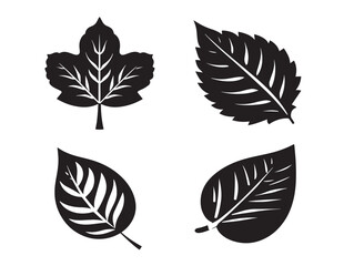 Stunning Leaf Symbol Pack With Clean Botanical Elegance  