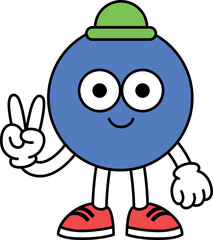 Circle Geometric Shape Character Math School Illustration Victory Love