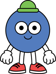 Circle Geometric Shape Character Math School Illustration