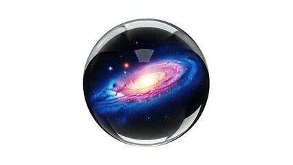 Galaxy in a Glass Sphere