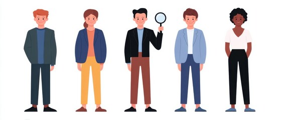 team evaluating applicants to boost company skill growth and nurture talent development