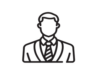 Obraz premium Elegant Lawyer Illustration Representing Justice Professional Minimal Concept 