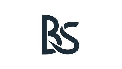 Black Letter B and S Logo. © A.CHOMSIN