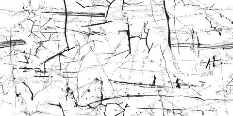 Fototapeta premium Scratched grungy endless pattern . seamless pattern texture. Organic overlay pattern . Vector repeatable scratchy texture .Screen print endless pattern texture. Scratches background texture.