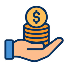 Investment Profit and Financial Support Illustration