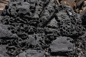 texture of the black stone