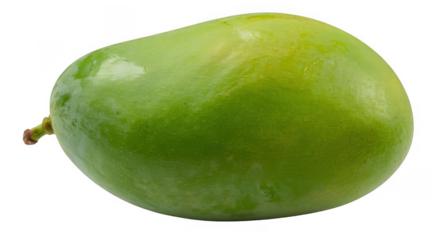 Green mango fruit tropical fruit fresh produce healthy eating isolated on a transparent background