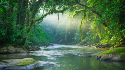 stream in the forest