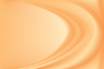 Gold Background with Wavy Blurred Luxury Texture. Golden yellow shiny metal texture with smooth abstract gradient backdrop for banner, website, cards, presentations, poster. Vector illustration