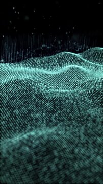 Abstract fluid particle background, 4K high-definition video, suitable for creating subtitles.