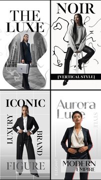 Elegant Luxury Fashion Brand Showcase