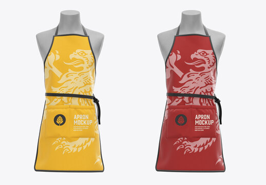 Kitchen Apron Garment Mockup