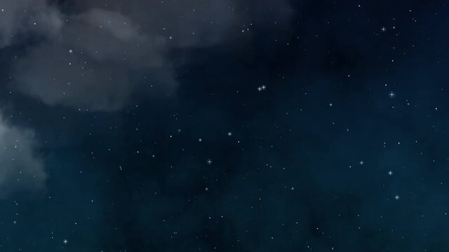 night sky cloud.