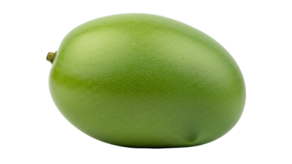 Isolated unripe green mango fruit freshness, tropical food snack, nutrition dieting