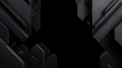 Modern architectural staircase