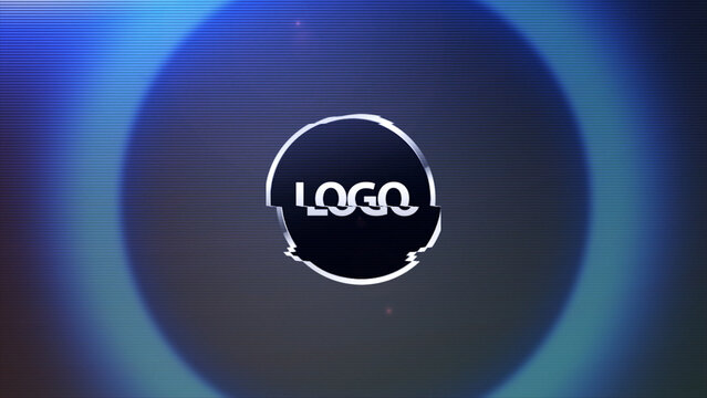 Glitch Logo Intro Animation