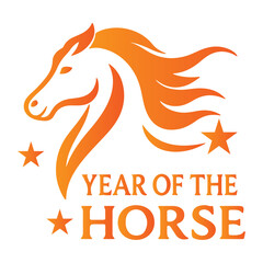 Year of  Horse design picture