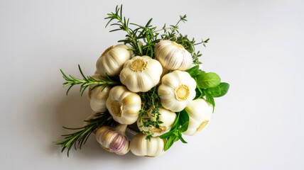 garlic and herbs
