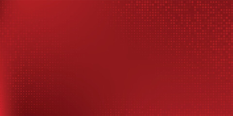 Red diagonal geometric shape with halftone. Modern fiber textured arts modern dotted. Abstract design vector