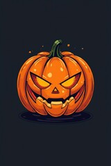 Eerie jack o'lantern