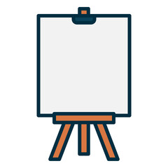 Canvas icon for painting and drawing