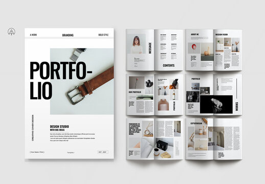 Portfolio Magazine Template